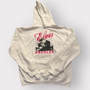 Elvis Presley Graphic Hoodie Pullover Sweatshirt Size Large‎